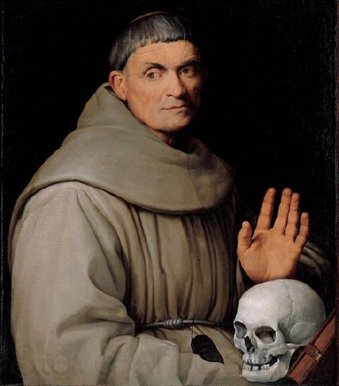 Jacopo Bassano Portrait of a Franciscan Friar Spain oil painting art